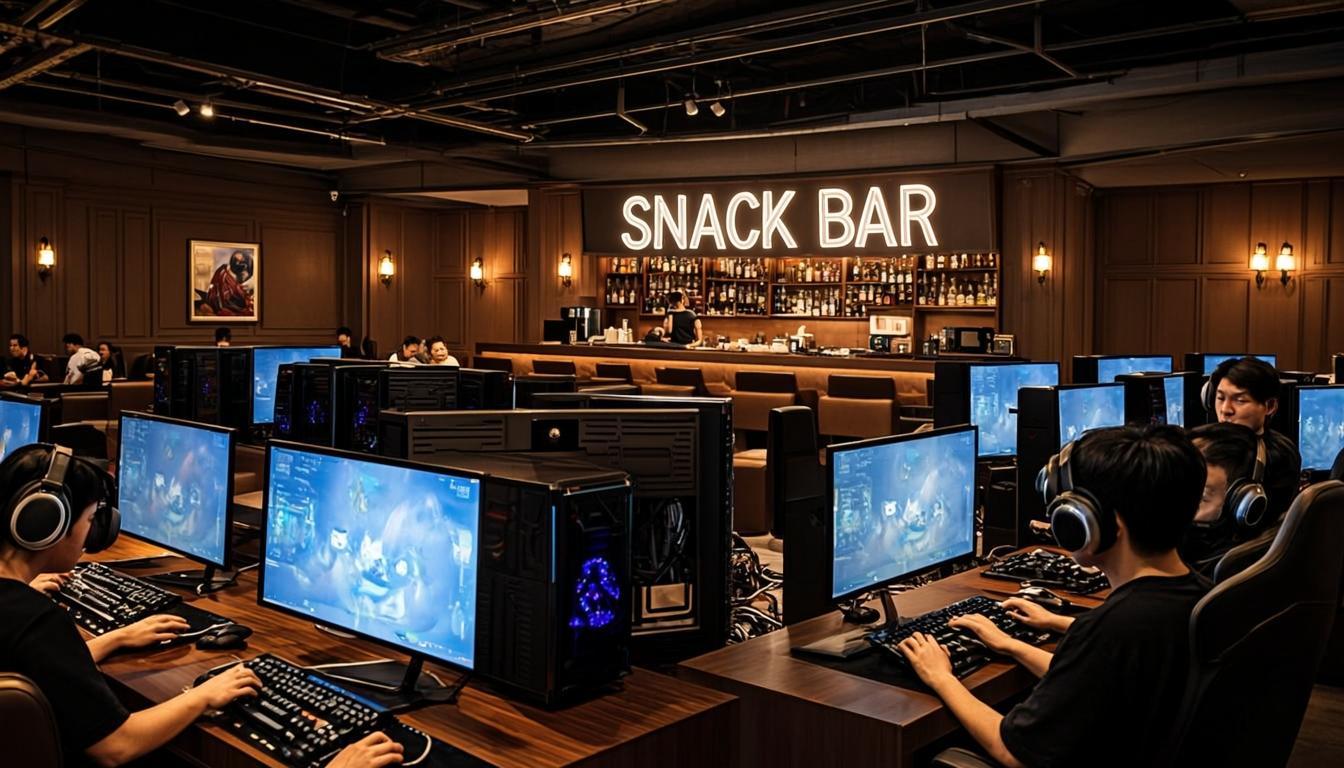 Cafe Gameria Interior